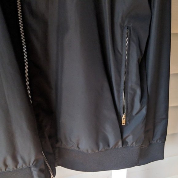 COS Reversible zip-up jacket|B& W Geo Pattern Sz S - Picture 7 of 11